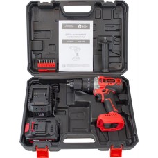 Дрель-шуруповерт EDON UAD-21BL черный/красный 21В, 2аккум., бесщеточный