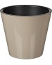 Горшок цветочный HOMVER Rosemary D160мм, 1,6л с дренажной вставкой (бежевый) 221605427/01