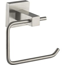 Аксессуары для ванной комнаты GFMARK 87002 Держатель туалетной бумаги, без экрана, из нержавеющей стали, с квадратным основанием, цвет САТИН