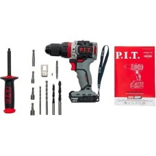 P.I.T. Ударная дрель-шуруповерт PSB20H-13D, 4Ач, без АКБ, без ЗУ