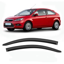 Дефлекторы CORSAR Дефлекторы Ford Focus II 3d 04-11 хетчбек, нак., 2шт