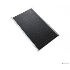 ЦМО Полка перфорированная выдвижная с телескоп. направляющими, глубина 750 мм, цвет черный (ТСВ-75-9005)