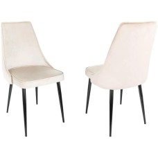 БЮРОКРАТ Комплект стульев CH-K4_2, 2шт, на ножках, ткань, бежевый [ch-k4_1/hl07_2]