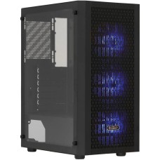 PCCOOLER Корпус ATX C3Q500, Midi-Tower, без БП, черный [c3q500bkd000-gl]