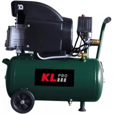 KLPRO Профессиональный воздушный компрессор KLK25 (сеть, 1,5Квт, 8бар, 210л/мин, емкость 24л)