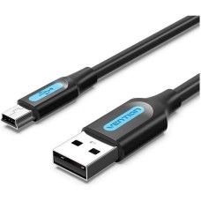 VENTION Кабель USB2.0 COMBG, USB 2.0 A(m) - mini USB B (m), круглое, 1.5м