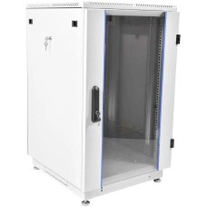 ЦМО Шкаф коммутационный ШТК-М-30.6.6-1ААА напольный, стеклянная передняя дверь, 30U, 600x1515x625 мм