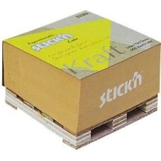 STICK`N Блок самоклеящийся бумажный 21816 76x76мм 400лист. коричневый Kraft Notes 