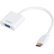 NONAME Переходник HDMI (m) VGA (f) 0.1м белый
