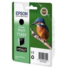 Картридж струйный EPSON Картридж струйный T1591 C13T15914010 фото черный (9100стр.) (17мл) для St Ph R2000