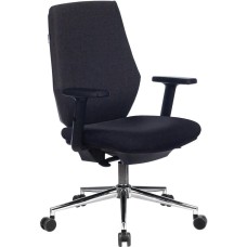 БЮРОКРАТ Кресло CH-545SL серый 38-417 крестов. металл хром