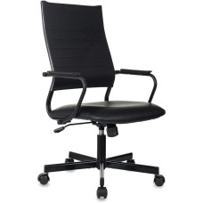 БЮРОКРАТ Кресло руководителя CH BALANCE PU черный экокожа крестов. металл черный