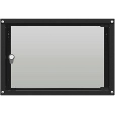 NTSS Шкаф коммутационный Lime ( -WL6U5560GS-BL) настенный 6U 550x600мм пер.дв.стекл несъемн.бок.пан. 30кг черный 520мм 12кг 110град. 500мм IP20