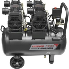 ПАРМА Компрессор поршневой БМ K-3000/50БМ безмасляный 474л/мин 50л 3000Вт серый/черный