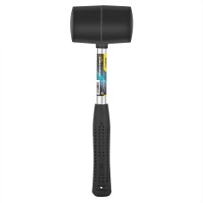 DELI Резиновый молоток со стальной ручкой DL5616 550 грамм, длина 305мм