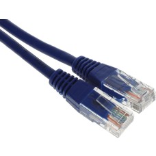 LANMASTER Патч-корд TWT-45-45-1.5-BL UTP RJ-45 вил.-вилка RJ-45 кат.5E 1.5м синий ПВХ (уп.:1шт)