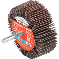 MATRIX Круг лепестковый для дрели, 80 х 30 х 6 мм, P 60 74142