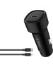TTEC Автомобильное зарядное устройство SmartCharger PD USB-C 30W Car Fast Charger с кабелем USB-C - Lightning. Цвет: черный