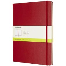 MOLESKINE Блокнот CLASSIC QP092F2 XLarge 190х250мм 192стр. нелинованный твердая обложка красный