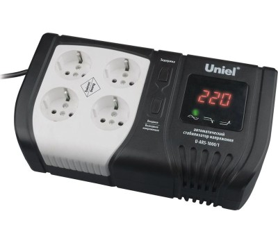 Стабилизатор UNIEL (09622) U-ARS-1000/1 серия Standard - Expert 1000 ВА