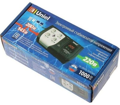 Стабилизатор UNIEL (09622) U-ARS-1000/1 серия Standard - Expert 1000 ВА