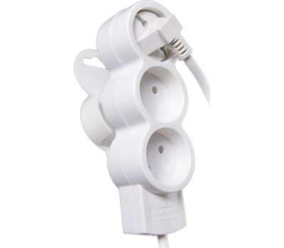 Удлинитель DUWI 32002 1 3 гн. х 3,0 м - белый