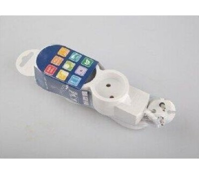 Удлинитель DUWI 32002 1 3 гн. х 3,0 м - белый