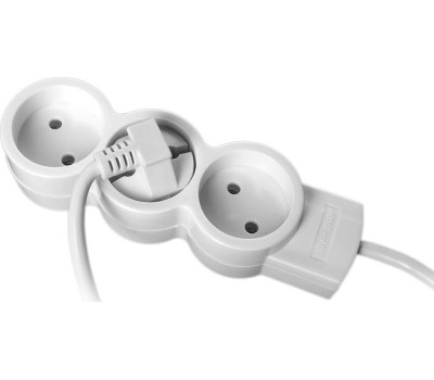 Удлинитель DUWI 32002 1 3 гн. х 3,0 м - белый