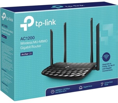 Wi-Fi роутер/точка TP-LINK Archer C6 Black