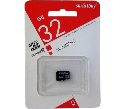 Карта памяти SMARTBUY (SB32GBSDCL10-00LE) MicroSDHC 32GB Class10 LE