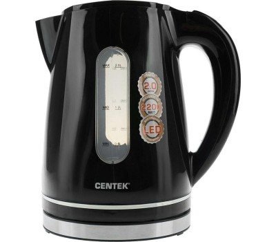 Чайник электрический CENTEK CT-0043 Black (2л. пластик)