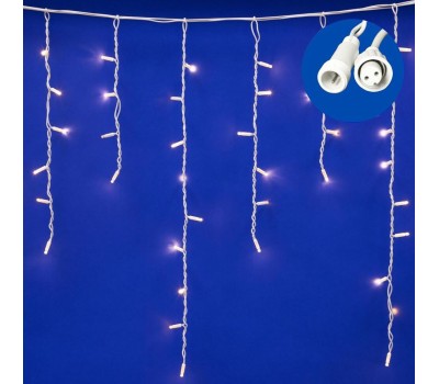 Бахрома с коннекторами UNIEL UL-00003679 ULD-B3010-200/SWK WARM WHITE IP67