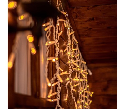 Бахрома с коннекторами UNIEL UL-00003679 ULD-B3010-200/SWK WARM WHITE IP67