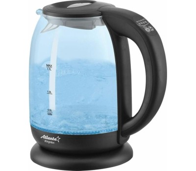 Чайник ATLANTA ATH-2532 стекло черный