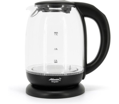 Чайник ATLANTA ATH-2532 стекло черный