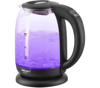 Чайник ATLANTA ATH-2532 стекло черный