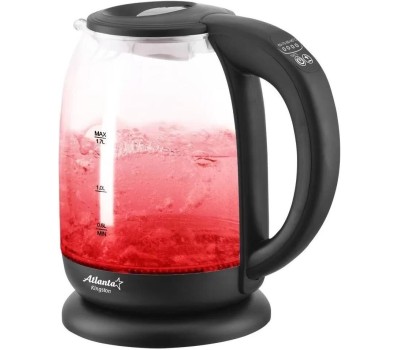Чайник ATLANTA ATH-2532 стекло черный