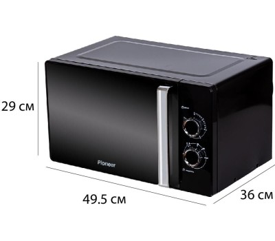 Микроволновая печь PIONEER MW361S серебристый