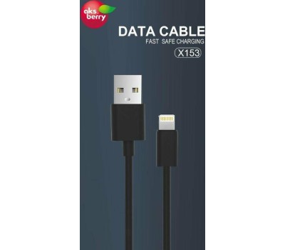 Кабель AKSBERRY (6900203310019) X153 для Type-C 2.4A 1 м черный