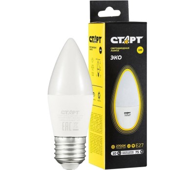 Лампа СТАРТ LEDCANDLEE27 10W 30 WS