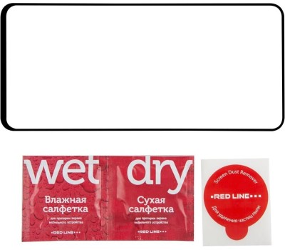 REDLINE Защитное стекло для экрана УТ000029626 Xiaomi Poco M4 Pro 5G прозрачная, 1 шт, черный