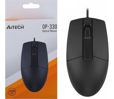 A4TECH OP-330S, черный