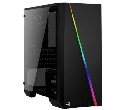 Корпус для ПК AEROCOOL Корпус ATX Cylon, Midi-Tower, без БП, черный [cylon bk]