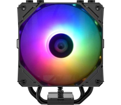 ID-COOLING Кулер SE-224-XTS BLACK LGA1700/1200/115X/AM5/AM4 (10шт/кор, TDP 220W, PWM, 4 тепл.трубки прямого контакта, FAN 120mm) RET