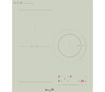 Варочная панель ELTRONIC (88-33) 3 конфорки индукционная Серо-зеленая