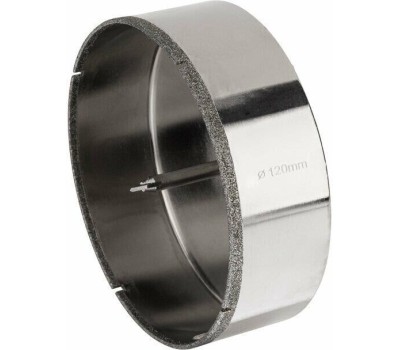 Коронка KRANZ (KR-92-0023) Коронка алмазная 120мм по керамограниту с центровочным сверлом