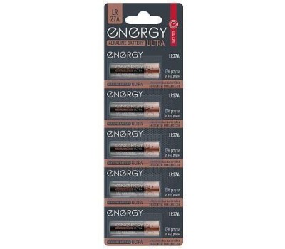 Батарейка алкалиновая ENERGY Ultra LR27A/5B (105703)