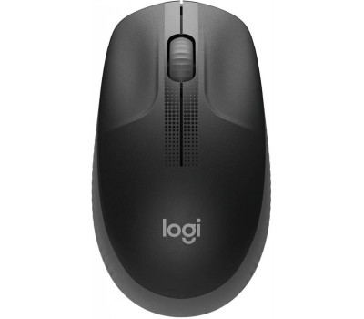 LOGITECH Мышь M190, оптическая, беспроводная, USB, черный и красный [910-005926]