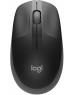 LOGITECH Мышь M190, оптическая, беспроводная, USB, черный и красный [910-005926]