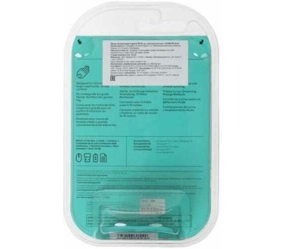 LOGITECH Мышь M190, оптическая, беспроводная, USB, черный и красный [910-005926]